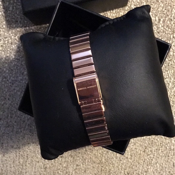 NWT Rebecca Minkoff Rose Gold Watch Modern - Picture 2 of 7